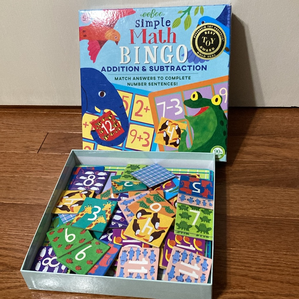 Math Bingo Addition & Subtraction Game - Picture 3 of 11